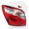 ZEALfix Fanale posteriore Sinistro per Nissan Qashqai J10 2010-2014 Luce Freno 26555BR00A Auto ABS Stagna Gruppo Luci Posteriore per Qashqai