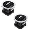 TAKPART 2 griglie di ventilazione cromate opache, compatibili con Opel Adam Corsa D 2006-2014 13203702 13365425