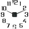 FLEXISTYLE Moderno grande orologio da parete DIY Admirable 1 XXL, 100-130cm, soggiorno, camera da letto, made in EU, silenzioso