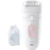 BRAUN SILK-EPIL 5 5-011 RICARICABILE WET&DRY 28 PIN. MICRO GRIP SMART LIGHT
