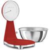 SMEG KSF01RDWW BILANCIA KITCHEN SCALE RED 50 S STYLE