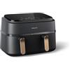 PHILIPS NA352/00 FRIGGITRICE AIRFRYER DUAL BASKET 9,0L 2750WRAP