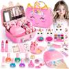 Hohosunlar Trucchi Bambina Set, 31 Pezzi Atossico e Lavabile Valigetta Trucchi Bambini, Atelier Unghie con Smalti e Macchina Asciugasmalto Giochi Natale Compleanno Regalo Ragazza 3 4 5 6 7 8 9 10 Anni