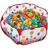 KUUQA Tenda Piscina di Palline con Cerniera Rossa Borsa per Deposito 3.28Ft (Palle Non Incluse)