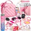 Hohosunlar Borsetta per Bambina con Accessori Giocattolo, Trucchi Bambina, DIY Unicorno Bottiglia D'acqua, Watch, Telefono, Portafoglio, Regali di Compleanno di Natale per Ragazze 3 4 5 6 7 8 Anni