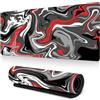 Tech Stor3 Tappetino mouse XL fantasy red Gaming Mouse pad, 70 x 30 cm,con base antiscivolo in gomma,aderente e liscio,adatta ad ogni mouse, tastiera e laptop (FANTASIA ROSSO, 70x30)