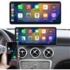 Ninetom Autoradio da 12,3 pollici, CarPlay/Android Auto/Mirrorlink/GPS per Mercedes Benz Classe A GLA CLA W176 C117 X117 X156 2016-2018 con NTG 5.0/5.1/5.2, Navigazione per auto, DSP integrato