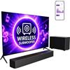 ULTIMEA Soundbar con Subwoofer Wireless, 240W Potenza di Picco, VoiceMX e BassMX, App Controllo, 2.1 canali Sound Bar per Smart TV, Bassi Regolabili, HDMI, Ottico, Bluetooth 6.0, Poseidon M30