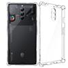 GIOPUEY Cover Compatibile con Red Magic 8S PRO/Red Magic 8 PRO, TPU Ultrasottile HD Case, Protezione del Cuscino d'Aria - Trasparente