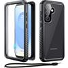 Beeasy Cover per Samsung S25 Impermeabile IP68, 360 Militare Antiurto Indistruttibile Resistente Doppia Rugged Protezione Custodia, Ermetica Antipolvere Subacquea Waterproof Case, 6,2