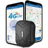TKMARS Localizzatore GPS 4G per auto Senza Abbonamento Batteria da 20000 mAh 240 Giorni di Autonomia in Standby Localizzatore GPS magnetico Resistente all'acqua IP65 Localizzatore con app Gratuita