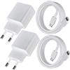 JupptElectronics 2 Pack Caricabatterie USB C da 25W e due 2 Pack Cavi di Ricarica USB C da 1,5 m per Samsung Galaxy A53 5G S23 S22 S21 FE Ultra S21 Plus S20 S20+ A70 A53 Ricarica Ultra Veloce Caricabatterie USB C