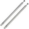 AQSQWQ 2 Pezzi 76cm 7-Sezione Antenna Radio FM Telescopica, direzione Regolabile a 360 °, Per TV, Radio FM, Telecomando, VCD, Giocattolo Elettrico