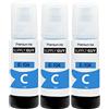 Supply Guy Inchiostro Ciano compatibili con Epson 104 per EcoTank ET-4800 ET-2871 ET-2870 ET-2862 ET-2861 ET-2811 (3 Flaconi di Inchiostro da 3x70ml)
