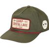 Bioworld Friday The 13th Camp Crystal Lake Badge Green Retro Grandpa Snapback Hat