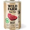 Wild Farm Pate Beef 400gcibo per cani senza glutine