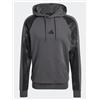 Adidas M Camo Print Hd Gresix/Mult Felpa Capp Garz Gri/Camo Uomo