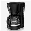 SUPERLEX Macchina Caffè con Filtro 1,25 L per 10 Tazze Macchina Caffè Cialde e Americano Riscaldamento Rapido Antigoccia Spegnimento Automatico per Casa e Ufficio