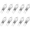 ShuoHui 10x lampada alogena lampada alogena lampadina alogena a bassa tensione lampade G4 6 V DC 20 W