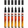 Molotow One4All 127HS - Pennarello acrilico lucido (spessore del tratto 2,0 mm, lucido, altamente coprente e permanente, ad asciugatura rapida, ricaricabile, per quasi tutte le superfici, 6 pezzi,