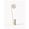 Westwing Collection Lampada da terra piccola con base in travertino Cora