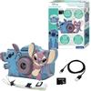 Lexibook, Disney Stitch, Fotocamera 4-in-1 per Bambini con Protezione, Funzioni Foto, Video, MP3 e Giochi, 15 Cornici per Personalizzare Le tue Foto, Scheda di Memoria da 8 GB Inclusa, DJ078DLXB