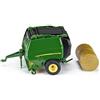Siku 2465, Rotopressa John Deere 990, 1:32, Metallo/Plastica, Verde, Portellone laterale e posteriore apribili