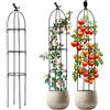 Griwuut Supporto per piante rampicanti da giardino, 120 cm, obelisco per rampicanti, rimovibile, per piante obelisco, traliccio, altezza traliccio, adatto per tutte le piante rampicanti