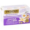 Twinings, Benessere Coccole della Sera, Infuso Aromatizzato alla Vaniglia con Camomilla Radice di Cicoria e Spezie, Infusi e Tisane, 1 Confezione da 18 Filtri