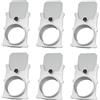 POWERTEC 70135-P6V Portone di alluminio di scoppio di 4 pollici per collettore di polveri/montaggi di vuoto, 6 PK