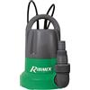 Ribimex Pompa Sommersa Drenante per Acque Chiare con Particelle fino a 5 mm, Sonda a Bassa Tensione, 400 W, Portata 7.000 L/h, Profondità Max 7 m, Prevalenza 7 m, Aspirazione fino a 1 mm - PRPVC401SP