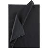 Kesote Carta Velina Nera 60 Fogli Carta Velina per Imballaggio Regalo Pacchi 70 x 50 cm per Halloween, Compleanno, Festa