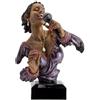 Inmaculada Romero IR Donna Cantante Jazz Figura 35 cm. Dettaglio piedistallo nero microfono