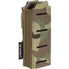 IDOGEAR Single Mag Pouch 9mm Pistola Magazine Pouch Supporto Elastico per Glock M1911 92F .40 Riviste Torcia Fondina (camo)