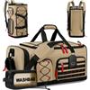 MIAOKE Borsa da Palestra da 35 Litri, Borsone Sportivo, Borsone Da Viaggio Con Scomparto Per Scarpe, Borsa da Viaggio Con Separazione Tra Asciutto E Bagnato E Tasca Impermeabile, Per Uomini E Donne
