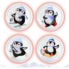 Ntwdby 4 Pezzi Scaldamani Riutilizzabile, Scaldamani Pinguino, Scaldamanis a scatto, Scaldamanis per bambini e adulti, per Fredde Giornate Invernali, Viaggi, Sport, Campeggio
