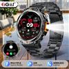 EIGIIS KE3 Chiamata Bluetooth Astuto Della Vigilanza Degli Uomini Full Touch Screen Monitor di Salute Orologio Con Torcia Elettrica Degli Uomini SmartWatch Per IOS Android