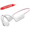 DOOGEE Cuffie a conduzione ossea DOOGEE BoneBeat Run, auricolari wireless open-ear, Bluetooth 5.4, impermeabili, per musica e chiamate, ideali per lo sport all'aperto.