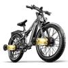 Shengmilo E-bike S600 Bici elettrica per adulti 2000W a due motori, Bicicletta elettrica, 48V17.5AH 840WH batteria rimovibile 26 pollici Fat ebike mountain bike elettrica full suspension