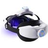 Noiposi Cinghia per la testa per Meta Quest 3s/3/Quest 2, doppia manopola regolabile Elite Strap di ricambio