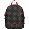 POLLINI ZAINO DONNA - POLLINI NERO-ROSSO - TE8432PP07Q11