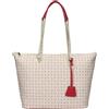 POLLINI BORSA A SPALLA DONNA - POLLINI AVORIO-ROSSO - TE8410PP02Q11