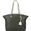 POLLINI BORSA A SPALLA DONNA - POLLINI NERO-AVORIO - TE8408PP02Q11