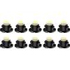 YnGia 10PCS T4.2 Lampadine LED Cuneo Cruscotto Luce, 1 SMD 6000K Bianco Lampadine Interne Auto Auto Cruscotto Strumento Lettura Gauge Pannello Luce