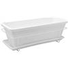 ARTEVASI Kit Fioriera Venezia 50 cm Bianco