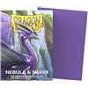 Cartemagic Dragon Shield Nebula e Silver Dual Matte bustine protettive standard 100 pezzi