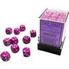 Cartemagic Set di dadi classici 6 facce Chessex Opachi Light Purple white 12mm 36 pezzi