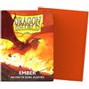 Cartemagic Dragon Shield Ember Dual Matte bustine protettive standard 100 pezzi