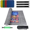 ErShiPing Tappeto Puzzle Fino a 1500 Pezzi, Rotolo Tappetino Puzzle con Funzione Arrotolabile Portatile, Roll Up Mats per Accessori Puzzles (116 x 66 cm)