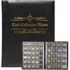 Neikafan Album per Monete 480 Tasche Raccoglitore 2euro Collezione, Collection Raccoglitore Coin Album Libro per Monete da Collezione Portamonete Raccolta per Euro, Sterlina, Pence